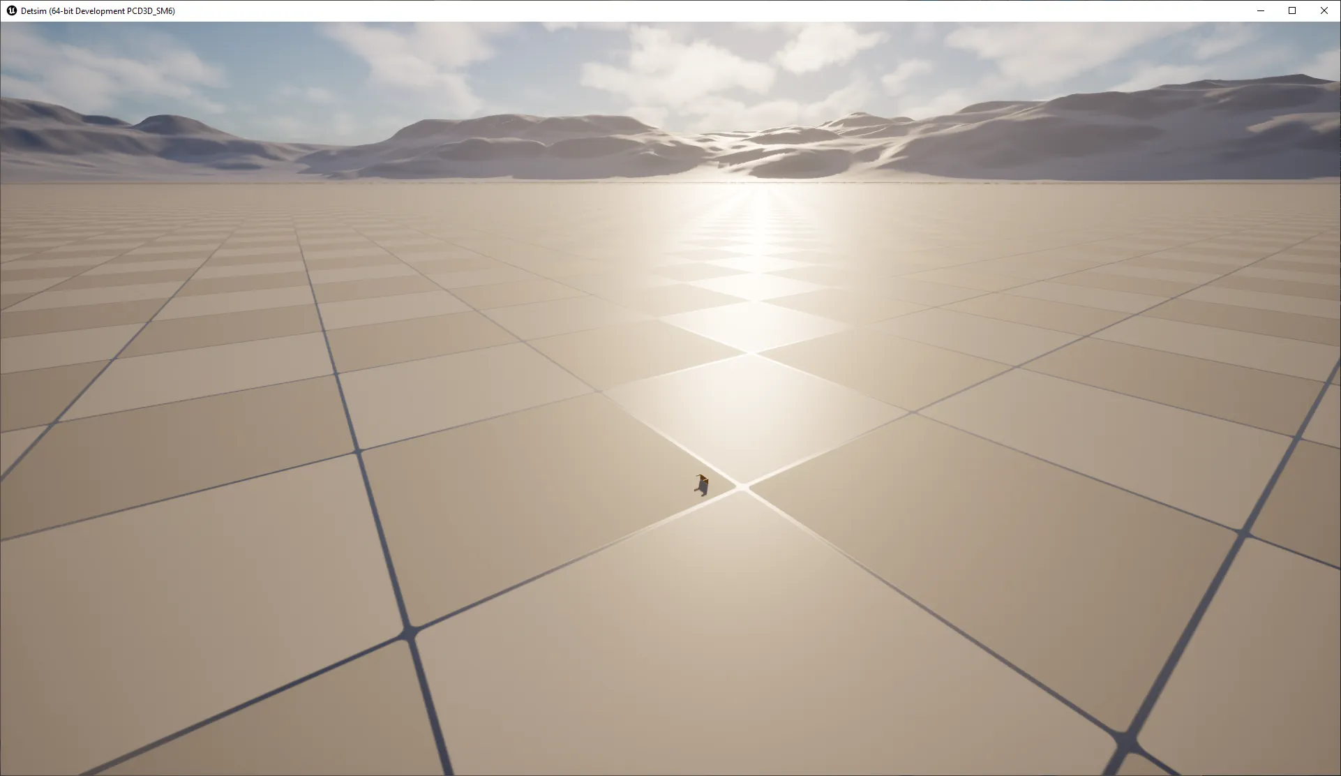 A comically small table on its side.