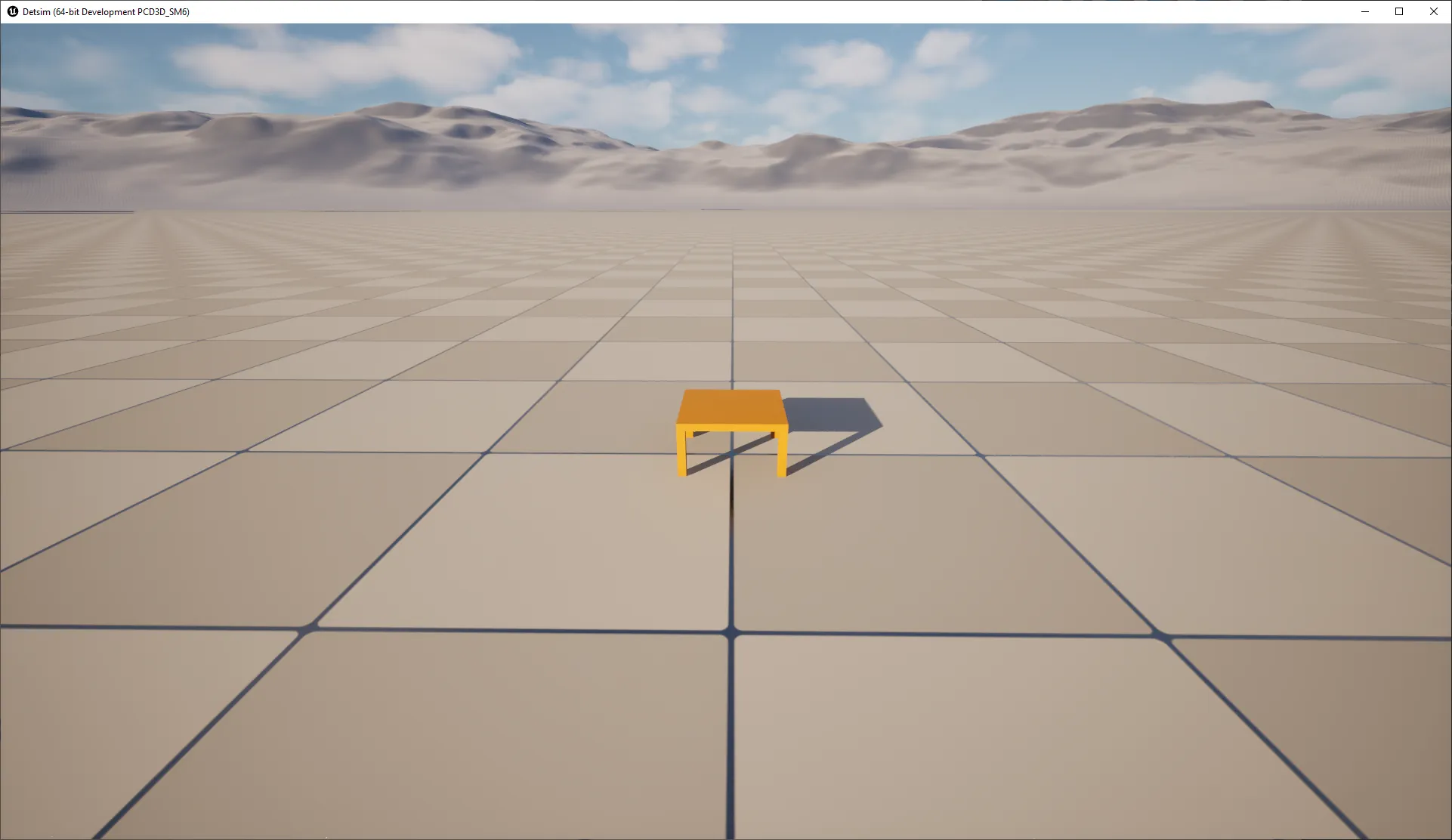 A table, created by code.